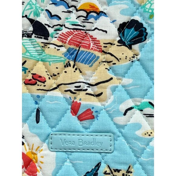 Vera Bradley New Laptop Computer Sleeve Cloth Zipper Case Beach Treasures - Picture 3 of 11
